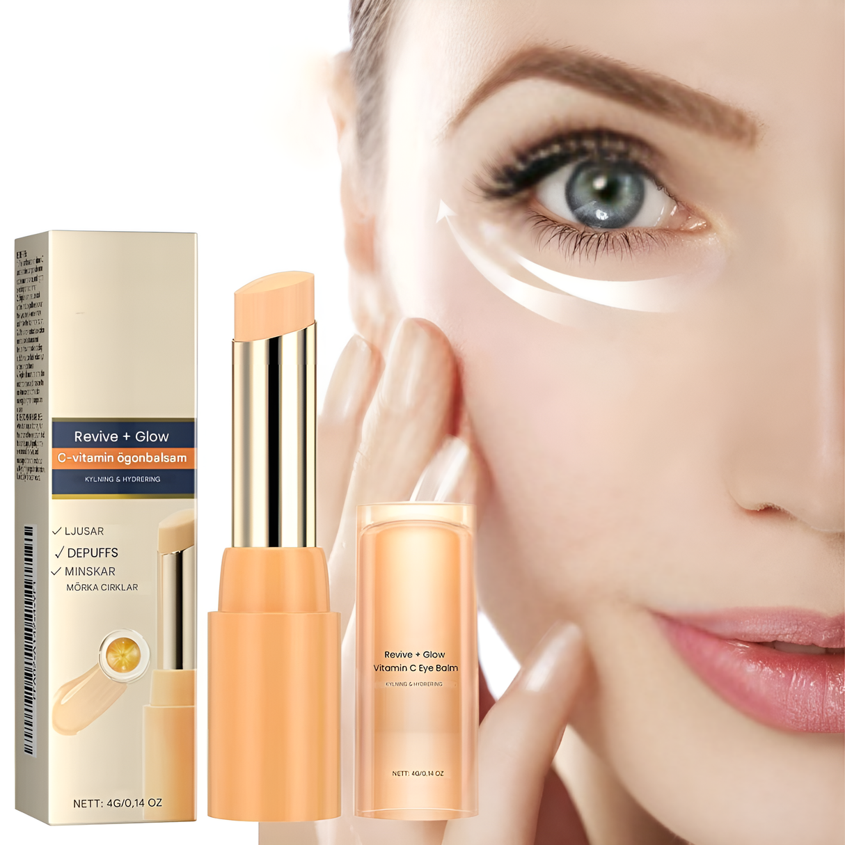 LumiStick - Anti-rimpel hydraterende stick crème voor een gladdere huid - verrijkt met vitamine C