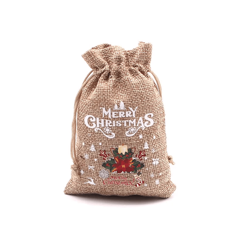 Gezellige kersttas voor kerstcadeaus 10x14cm