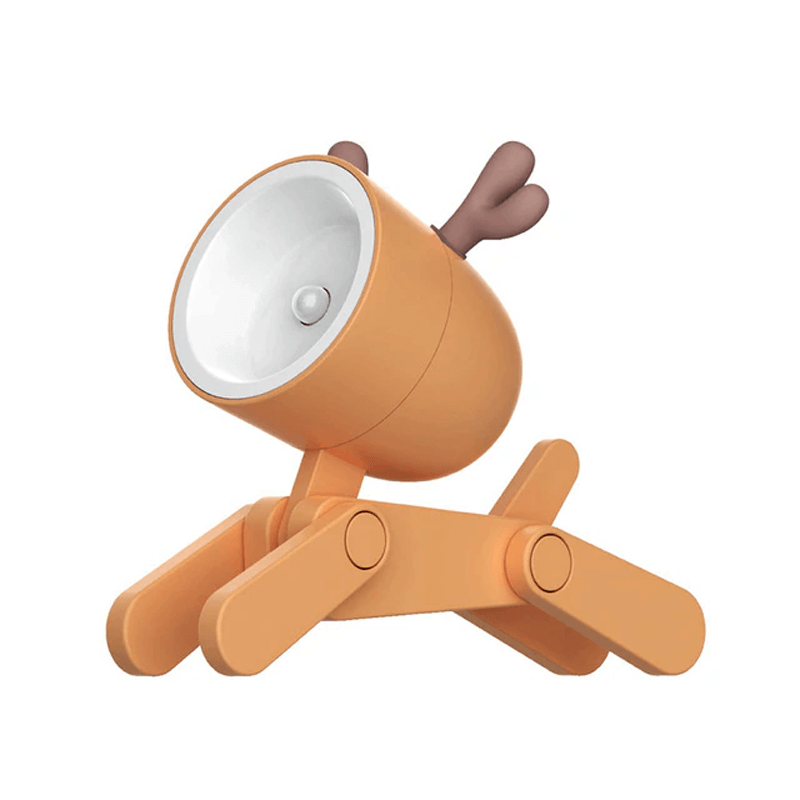 Mini Schattige Huisdierlamp - Verstelbare LED-bureaulamp, Decoratief Nachtlampje met Hertenontwerp, Perfect voor Kinderkamer en Bureau