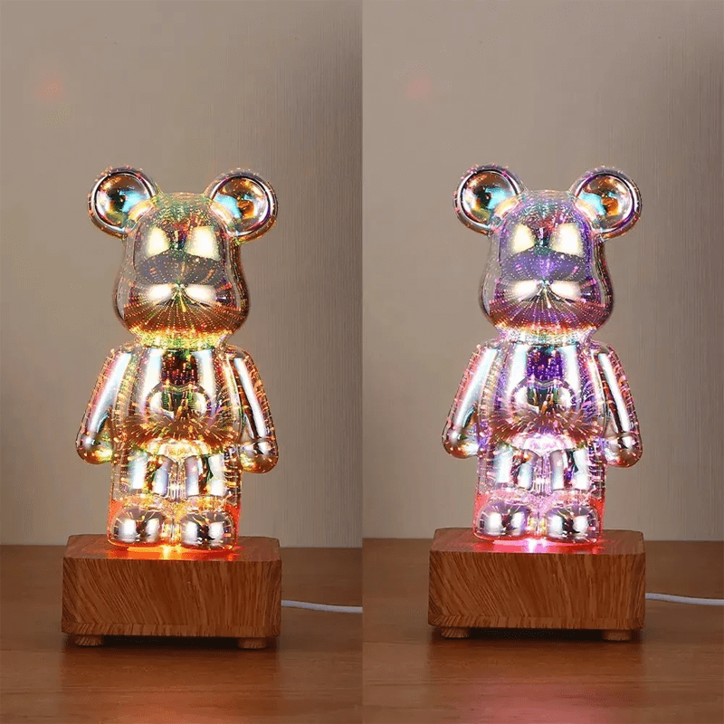 3D beer glas nacht licht vuurwerk