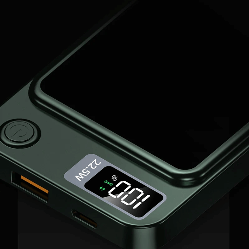 10000mAh draadloze magnetische powerbank