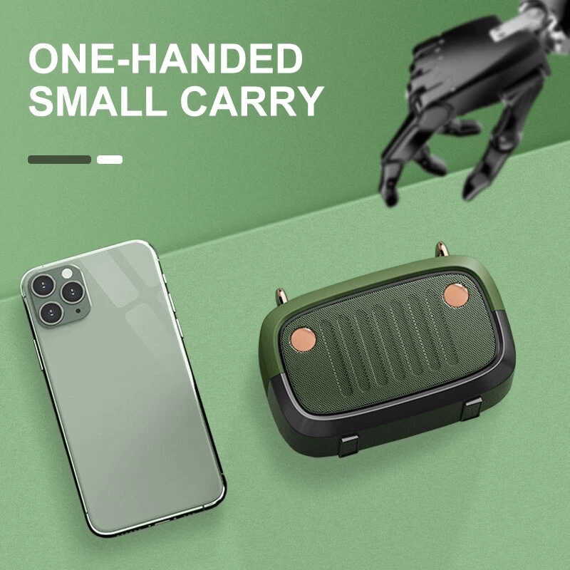 Draagbare luidspreker in retro-uitvoering