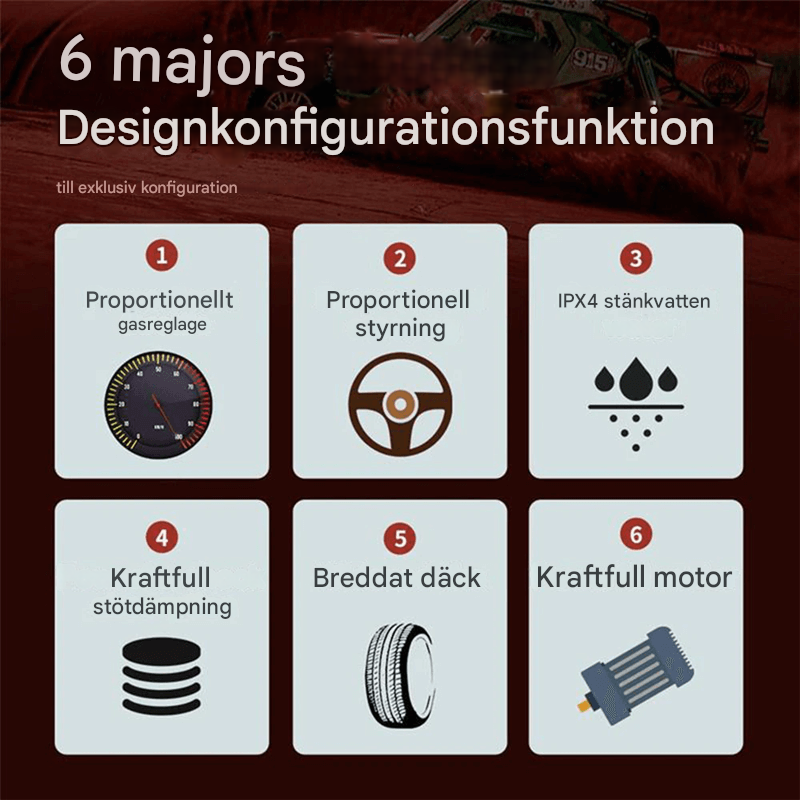 1:16 RC auto 50km/h - 4x4 Off-Road Monster Truck met 4WD en 2.4G afstandsbediening