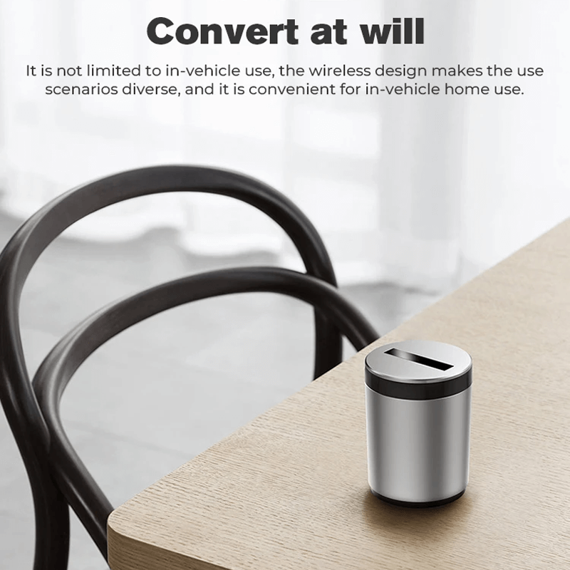 Automatische asbak voor de auto