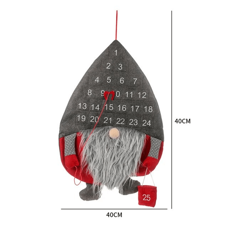 Jultome Sneeuwpop adventskalender met 24 vakken