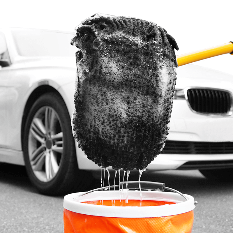 Autoreinigingsborstel met handvat