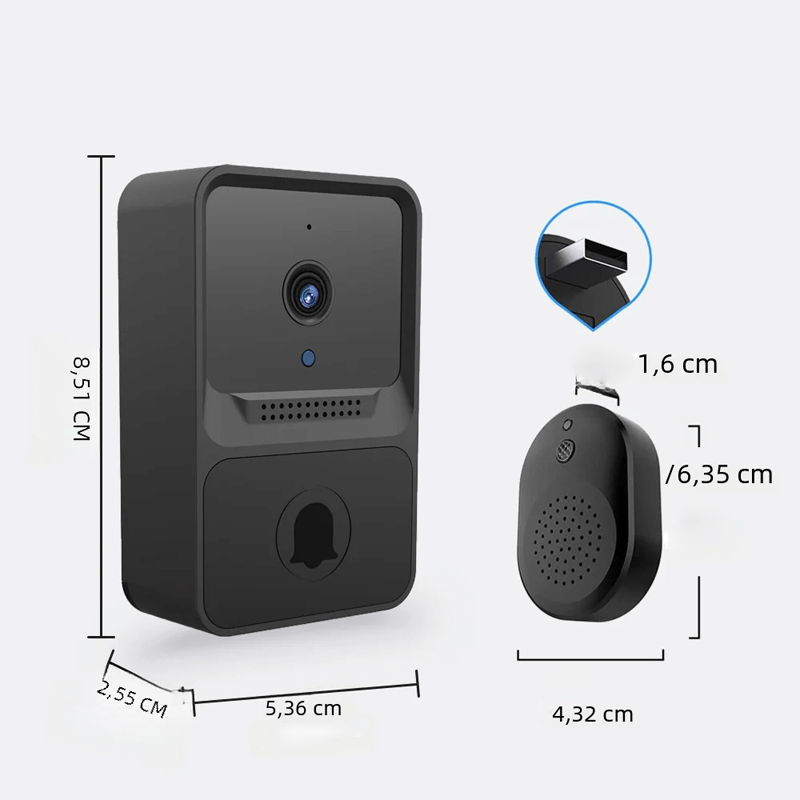 Draadloze WiFi deurbel met HD camera