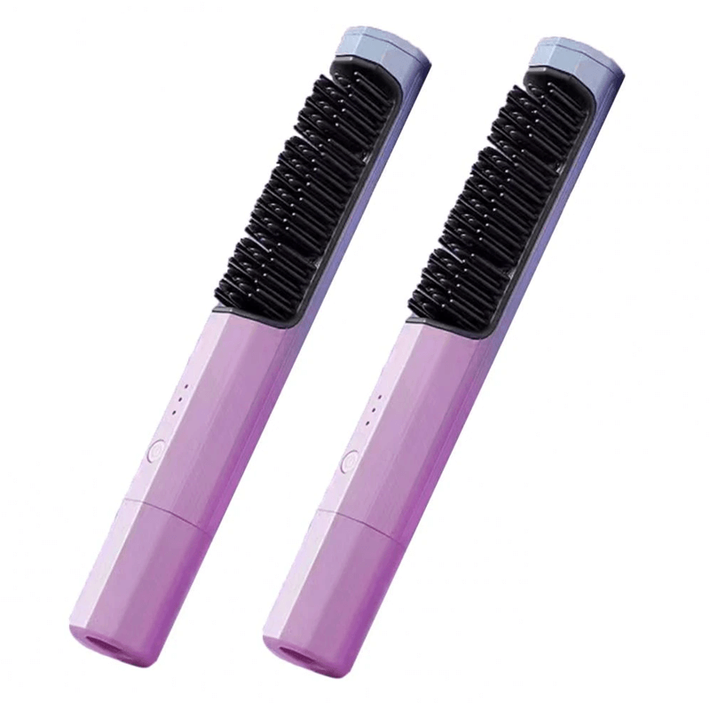 Stijltang & haarborstel in 1 Platte borstel