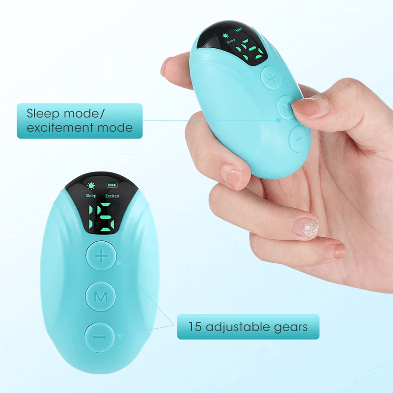 Slaaphulp met EMS-microstroom - Handheld draagbare slaaphulp voor slapeloosheid en stress - Slim ontspanningsapparaat voor een betere nachtrust