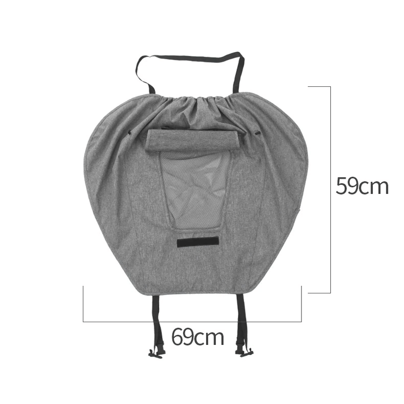 Kinderwagenbak met veiligheidsfunctie