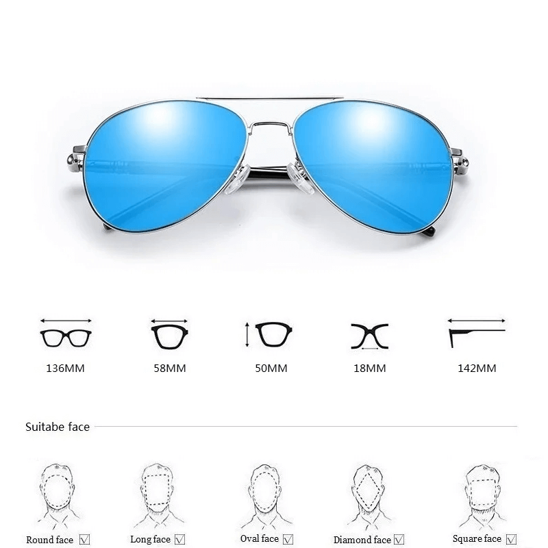 Piloot Gepolariseerde Zonnebril