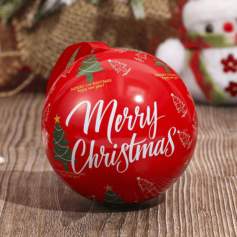 Kerstbal Snoepdoos Kerstdecoratie - Vullen met snoep & chocolade, Kerstman, Eland, Sneeuwpop