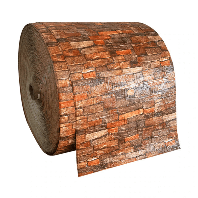 THOMAS - 3D Zacht Schuim Zelfklevend Behang Rol