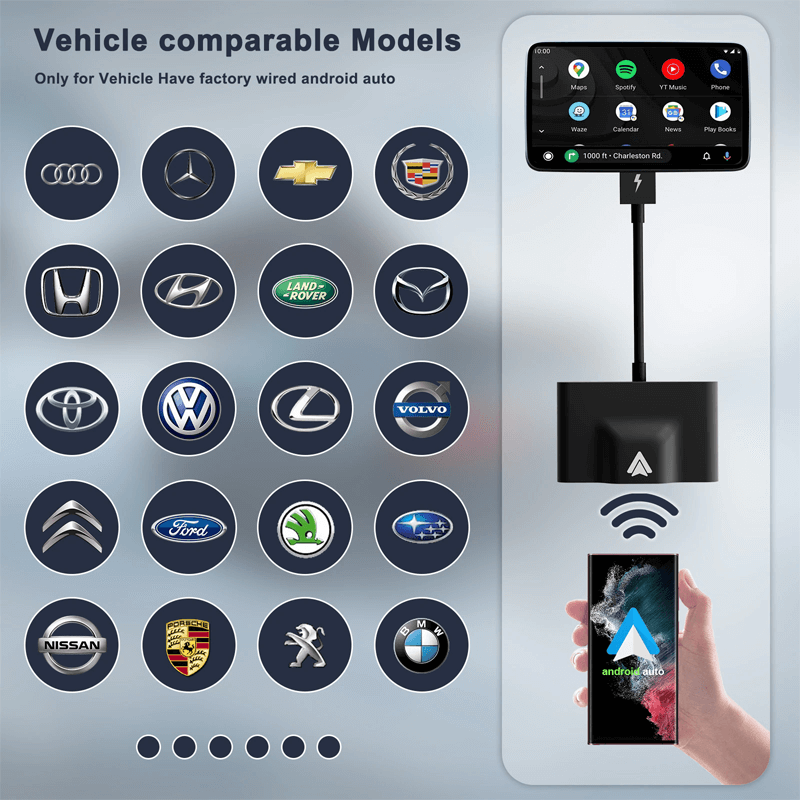 Draadloze CarPlay-adapter voor Android/Apple