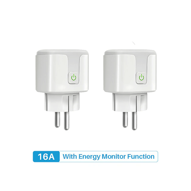 Slimme wifi-contactdoos 16A/20A - Spraakgestuurde contactdoosadapter