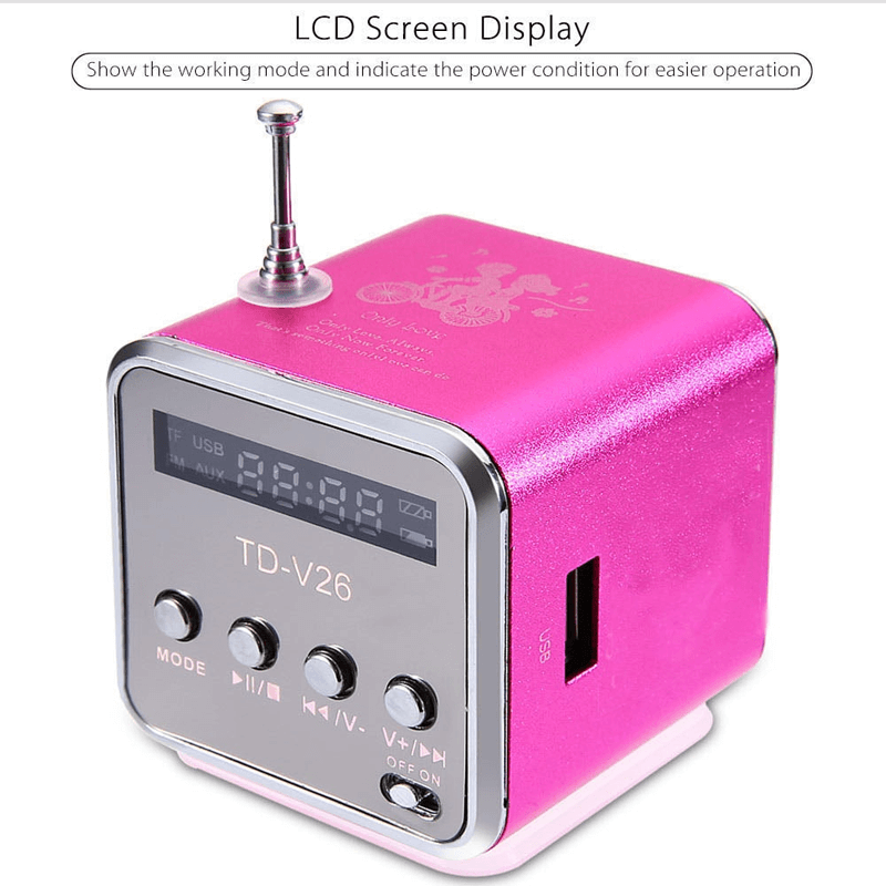 Mini radio Bluetooth luidspreker