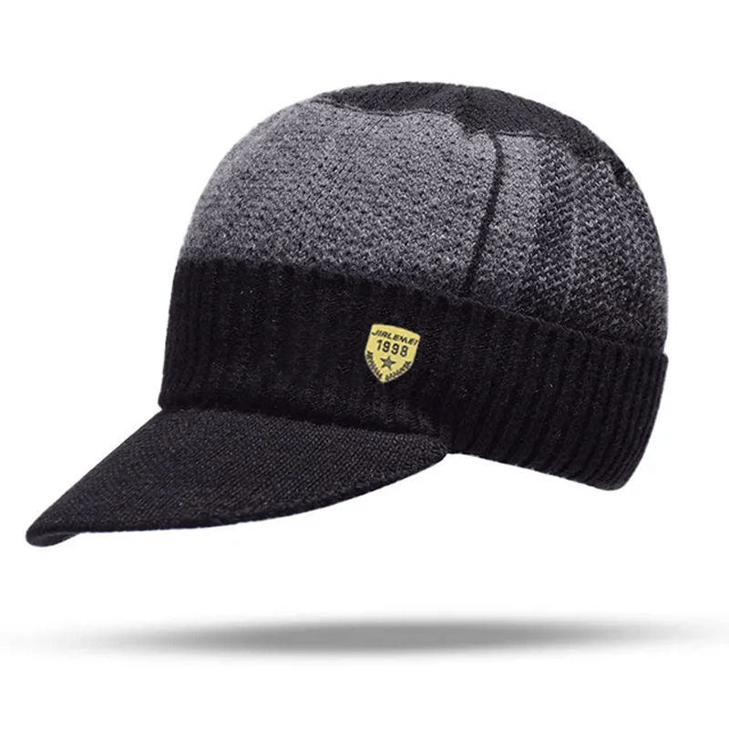 Winter gebreide muts