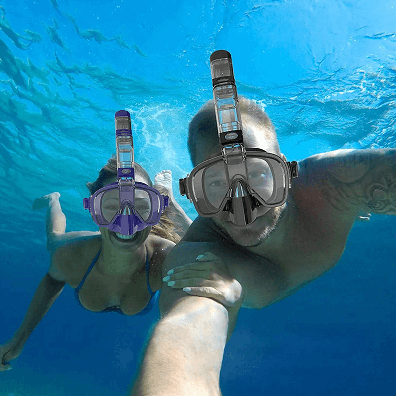 Opvouwbaar snorkelmasker, duikmasker volwassene