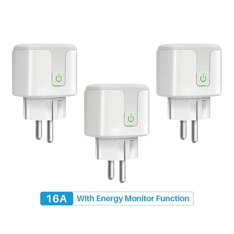 Slimme wifi-contactdoos 16A/20A - Spraakgestuurde contactdoosadapter
