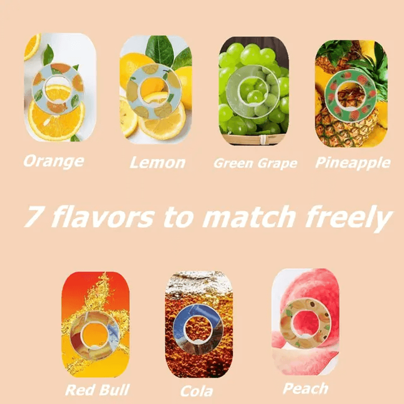 Air Waterfles met Geurringen 7 Capsules 650ml