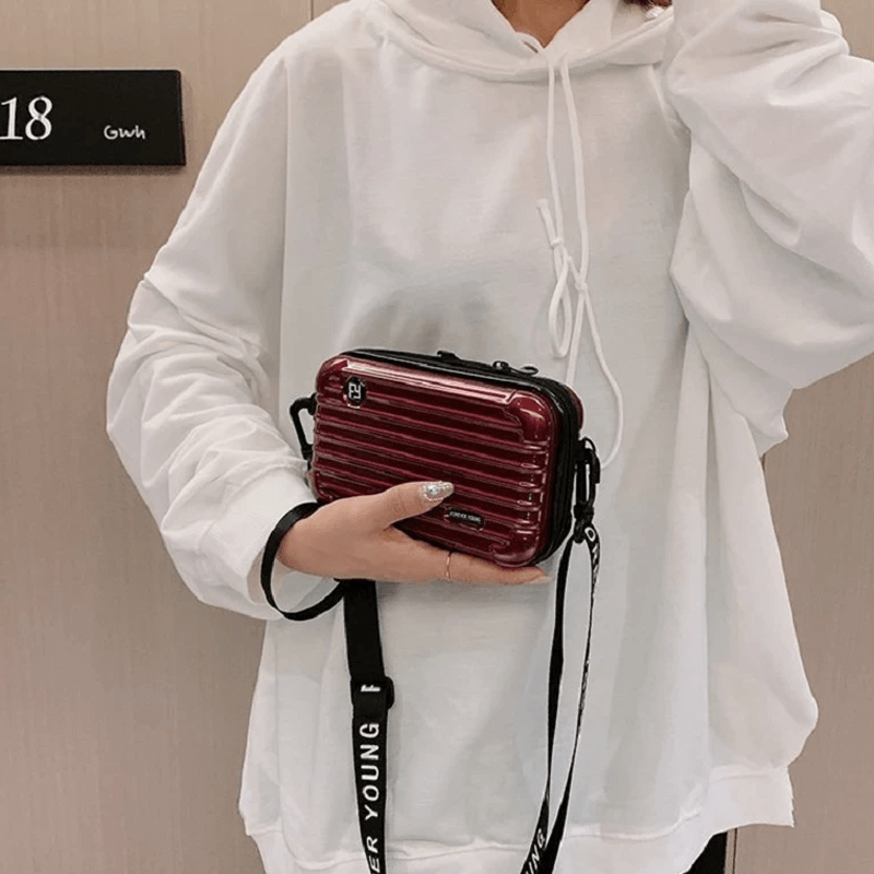 Op reistas geïnspireerde crossbody tas