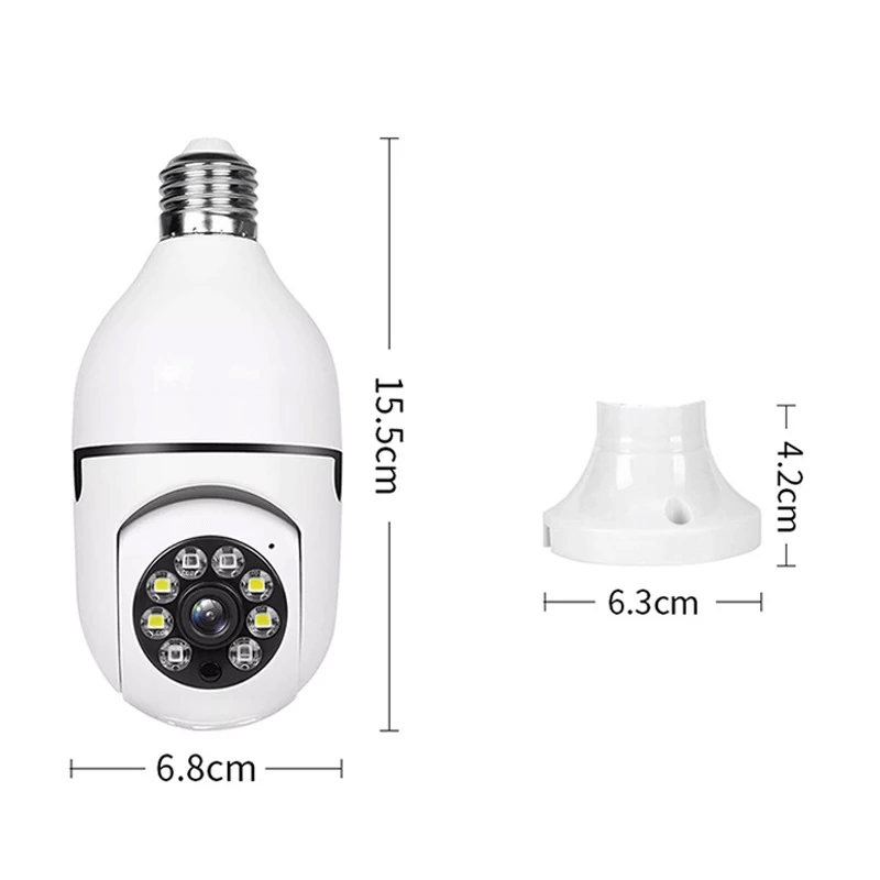 5G WiFi bewakingscamera in lampformaat - Draadloze Smart Motion Sensor