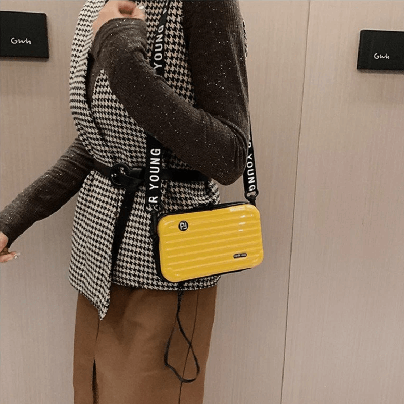 Op reistas geïnspireerde crossbody tas