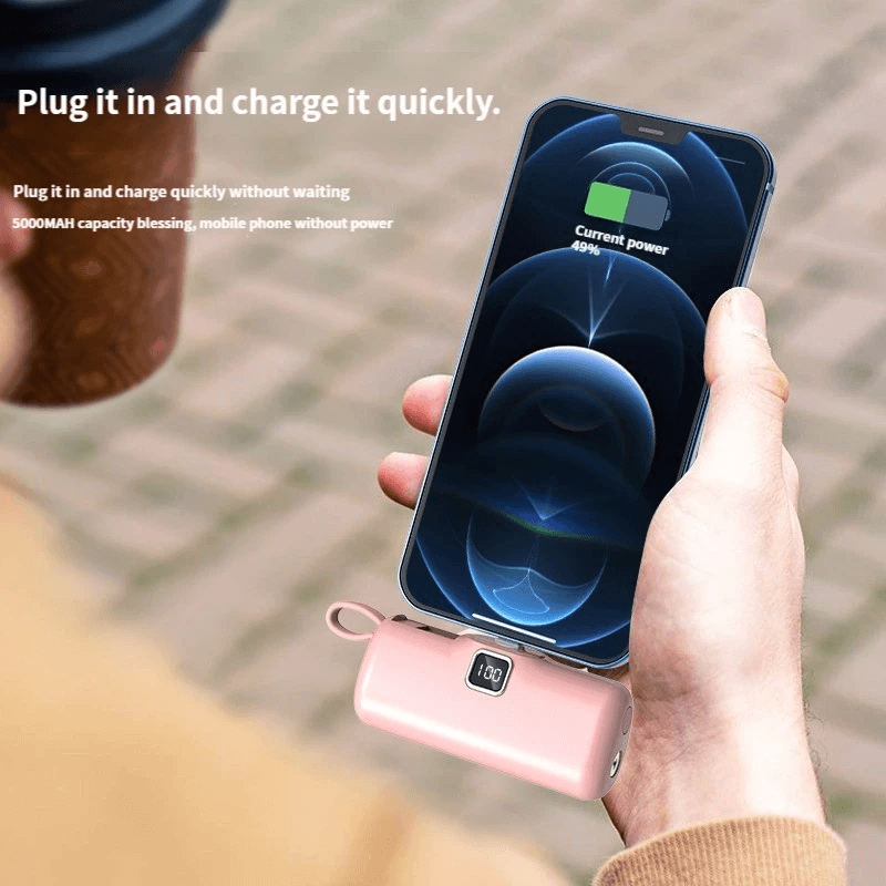 Draagbare Mini Powerbank 5000mAh
