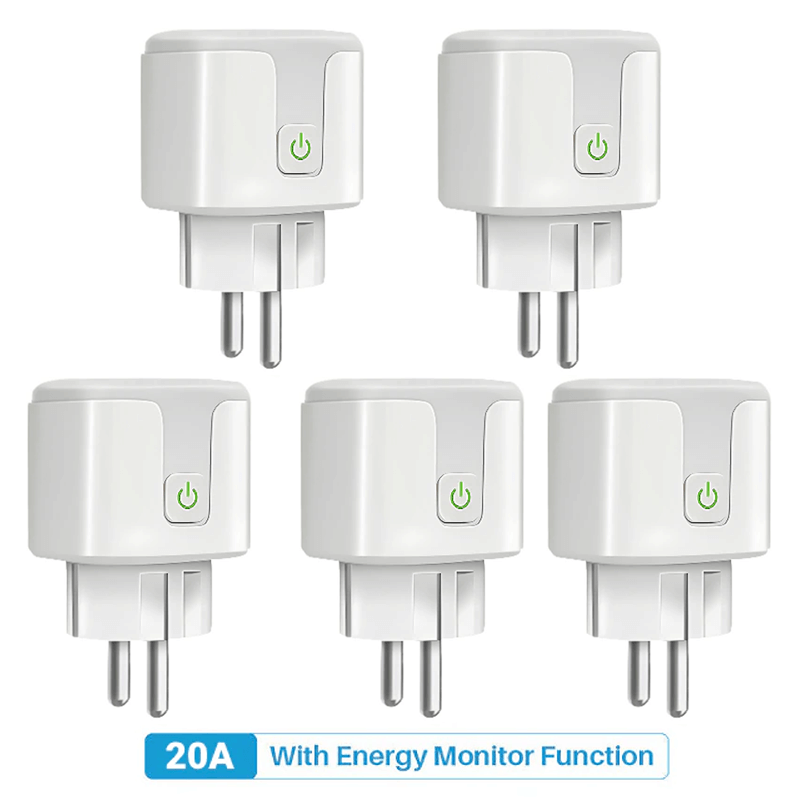 Slimme wifi-contactdoos 16A/20A - Spraakgestuurde contactdoosadapter