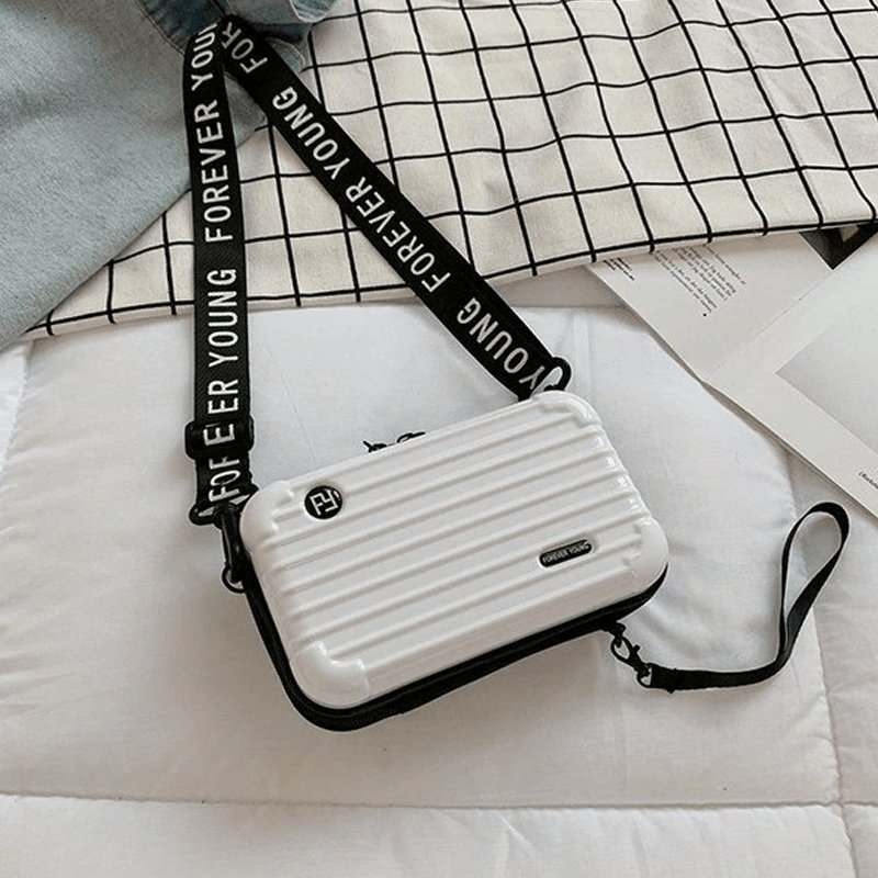 Op reistas geïnspireerde crossbody tas