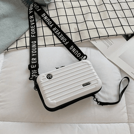 Op reistas geïnspireerde crossbody tas