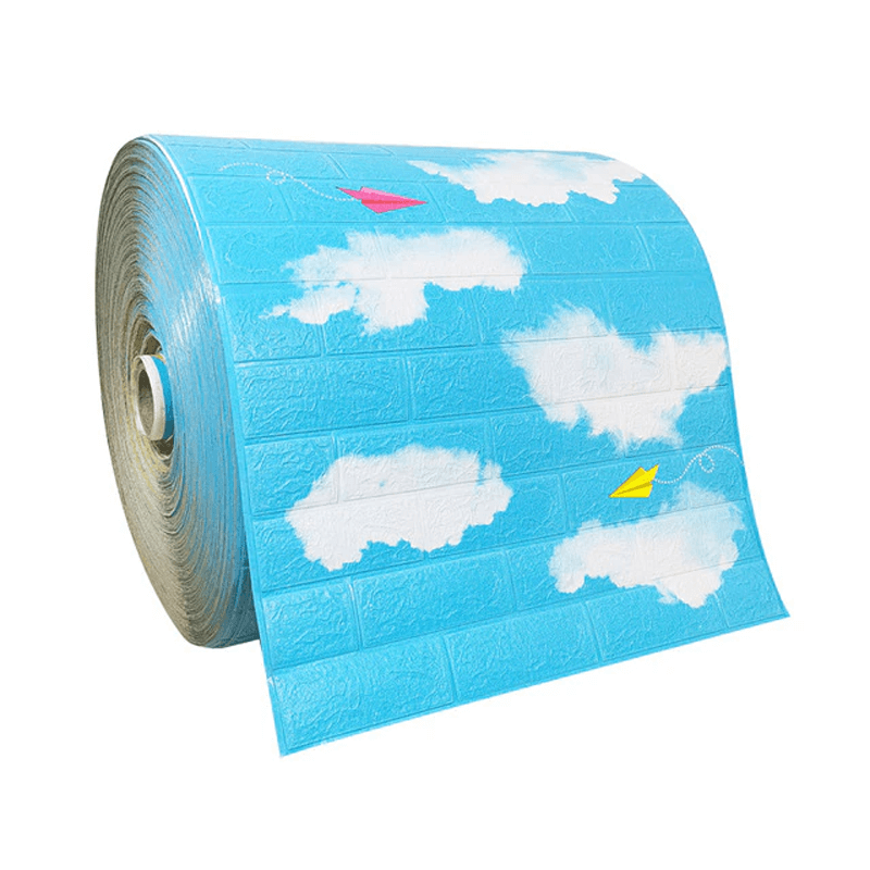 THOMAS - 3D Zacht Schuim Zelfklevend Behang Rol