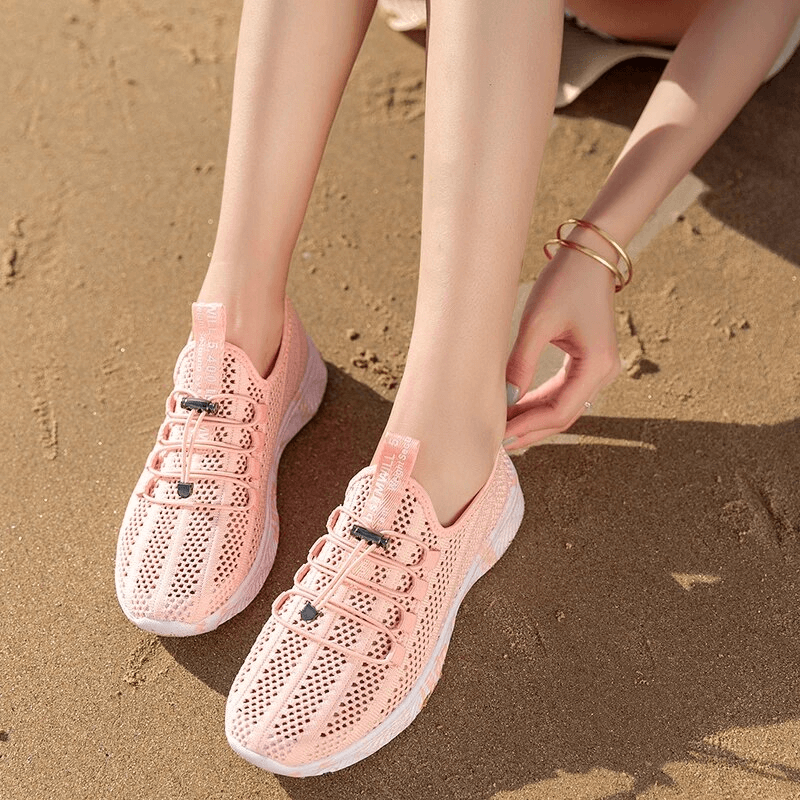 Ademende mesh schoenen