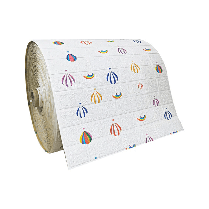 THOMAS - 3D Zacht Schuim Zelfklevend Behang Rol