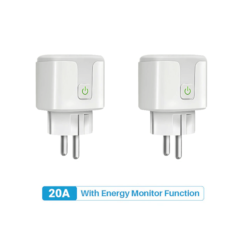 Slimme wifi-contactdoos 16A/20A - Spraakgestuurde contactdoosadapter