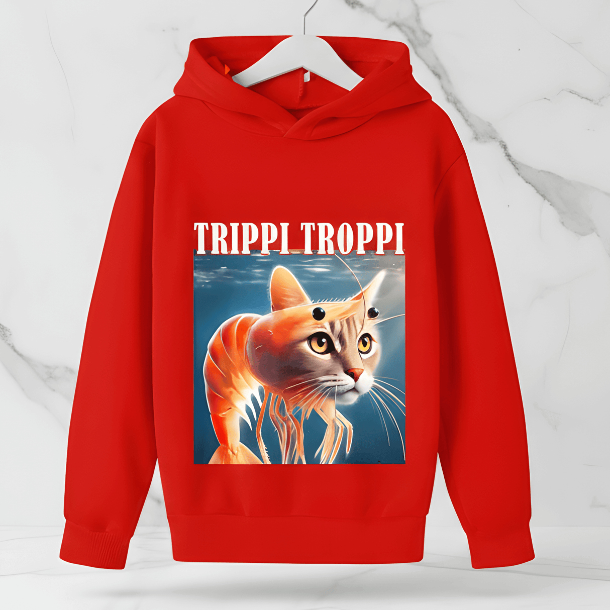 GiggleWear – Hoodie med Italienska Mindrot-karaktärer för Barn & Vuxna