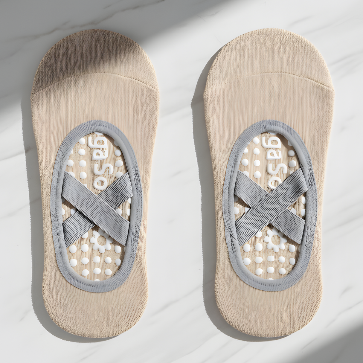 GripFlow – Halkfria Yoga- och Pilatesstrumpor med Ventilerande Komfort & Stabilt Grepp