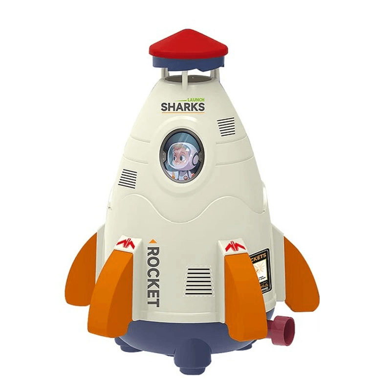 Waterraket Sproeier voor Kinderen | Buitenspelen & Zomerpret met Onder Druk Water Spuitende Raket