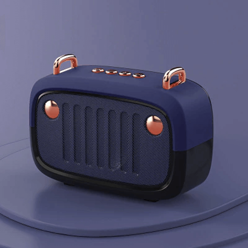 Draagbare luidspreker in retro-uitvoering