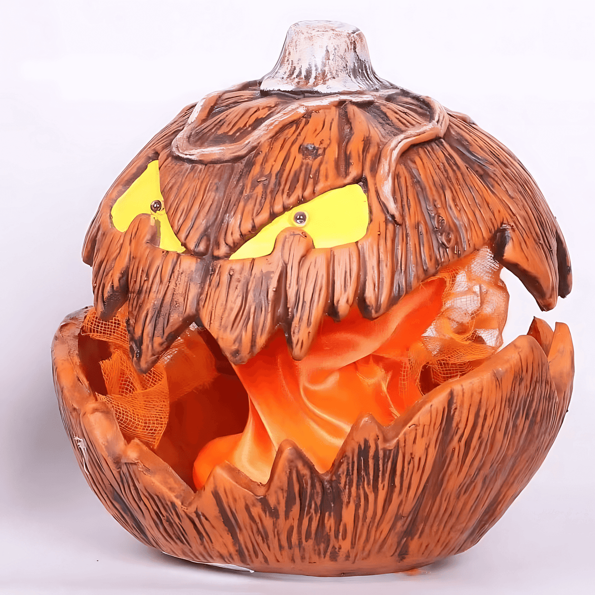 PumpkinFright – Animated Halloween Pumpa med LED-ögon & Ljudeffekter för Spökhus och Festdekoration