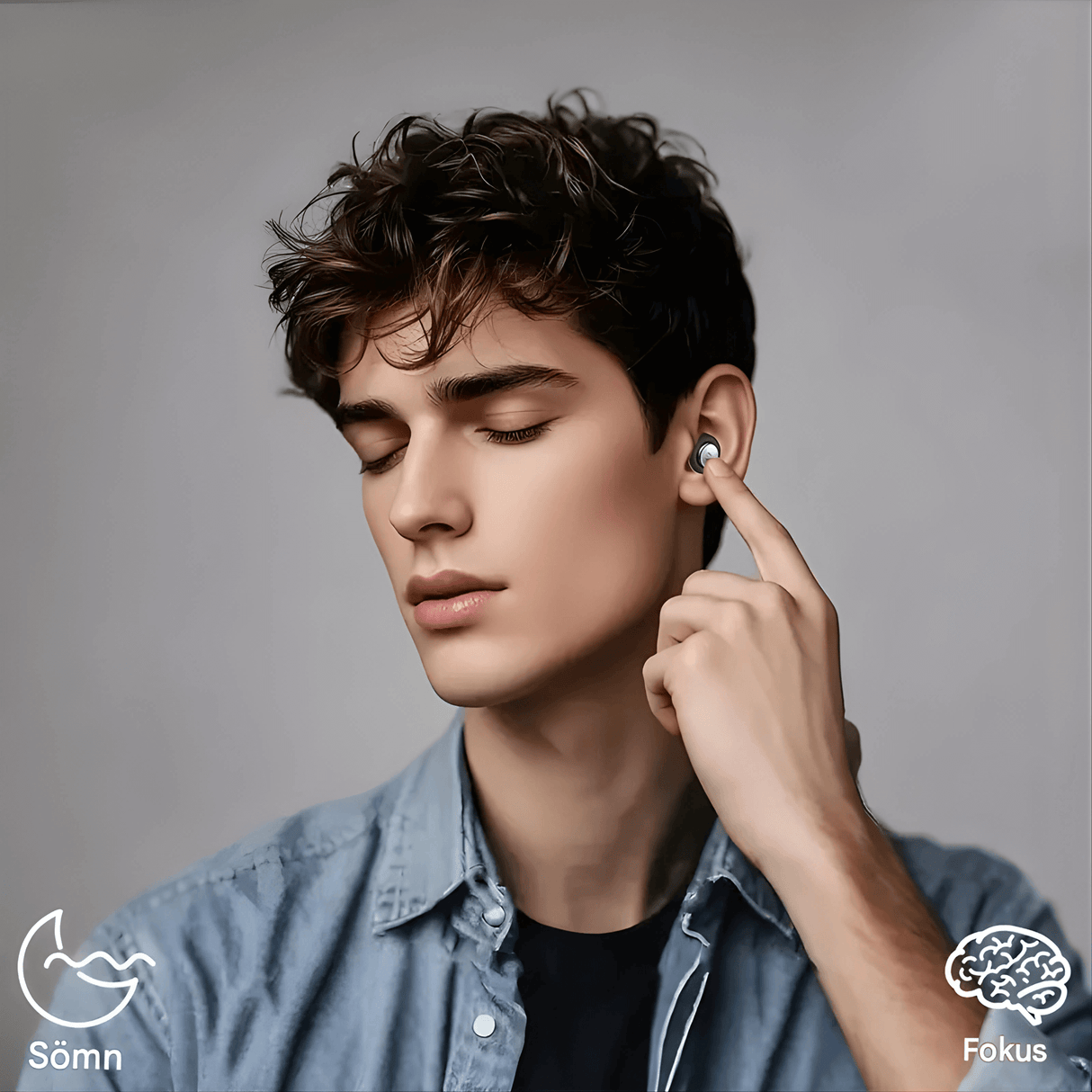 SilenEase – Mjuka Återanvändbara Silikonöronproppar för Sömn, Resor & Koncentration