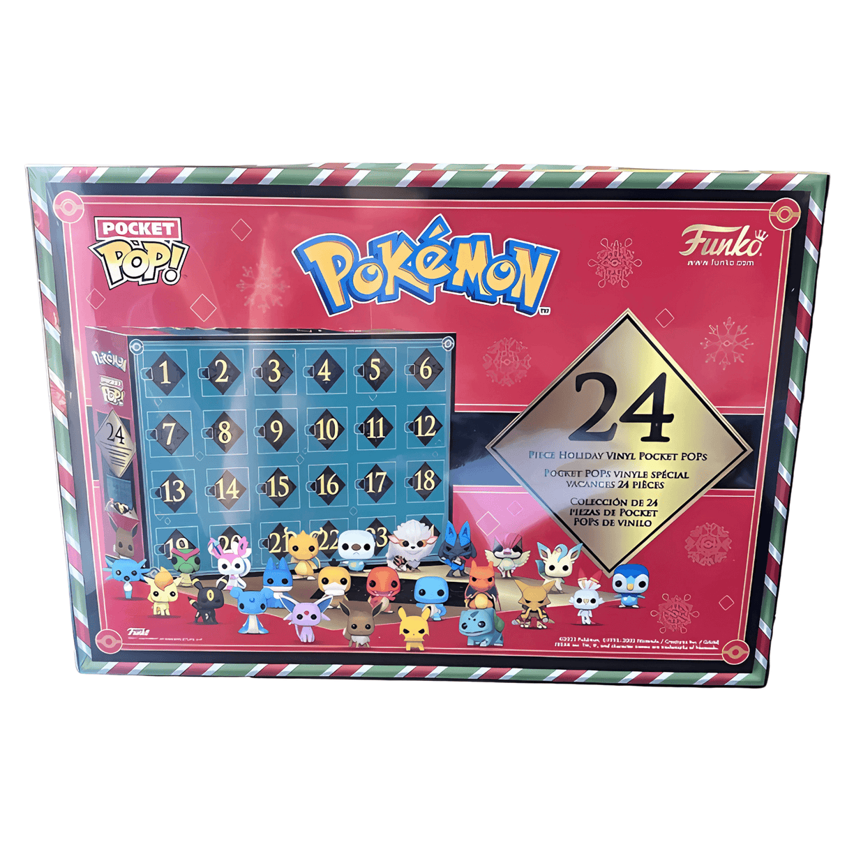PokéMyst – Poke 24-dagars Adventskalender med Mystery Pocket Pops för Samlare och Barn