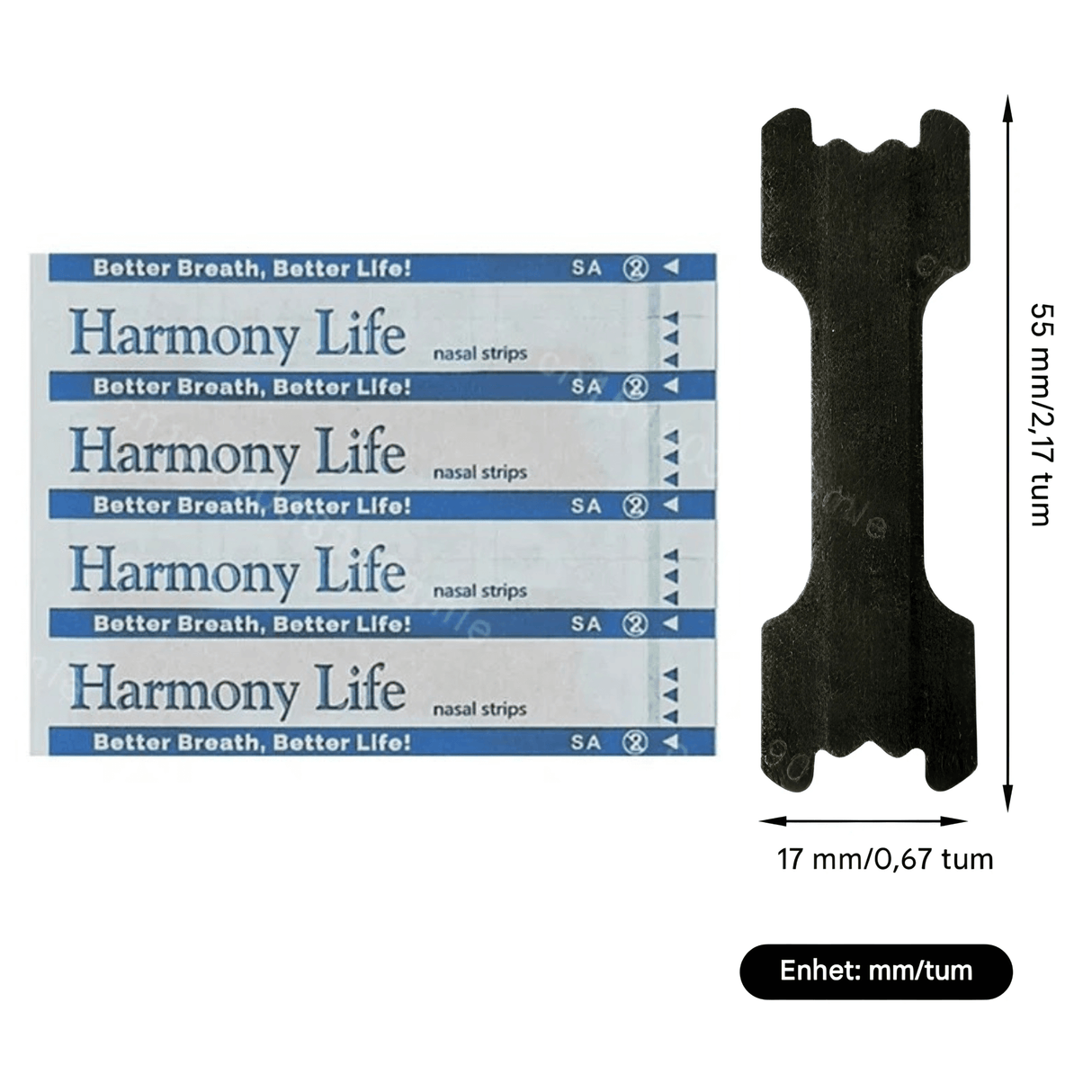 SilentBreathe – Antisnark Nässkydd Strips för Bättre Andning & Lugnare Sömn