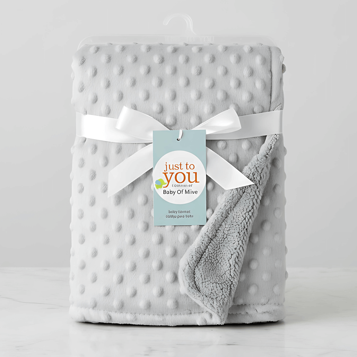 HushBlanket – Mjuk och Varm Babyfilt i Fleece med Termisk Effekt för Nyfödda och Småbarn