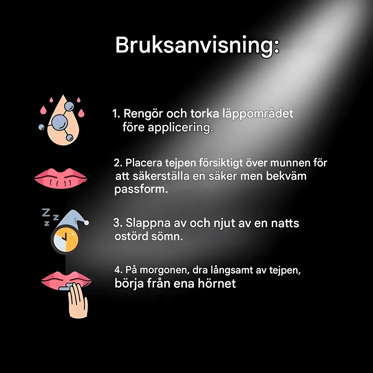 SilentSeal – Hudvänlig Muntejp mot Snarkning & För Nästandning under Sömn och Vila