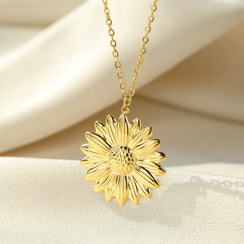 Zonnebloem ketting sieraden