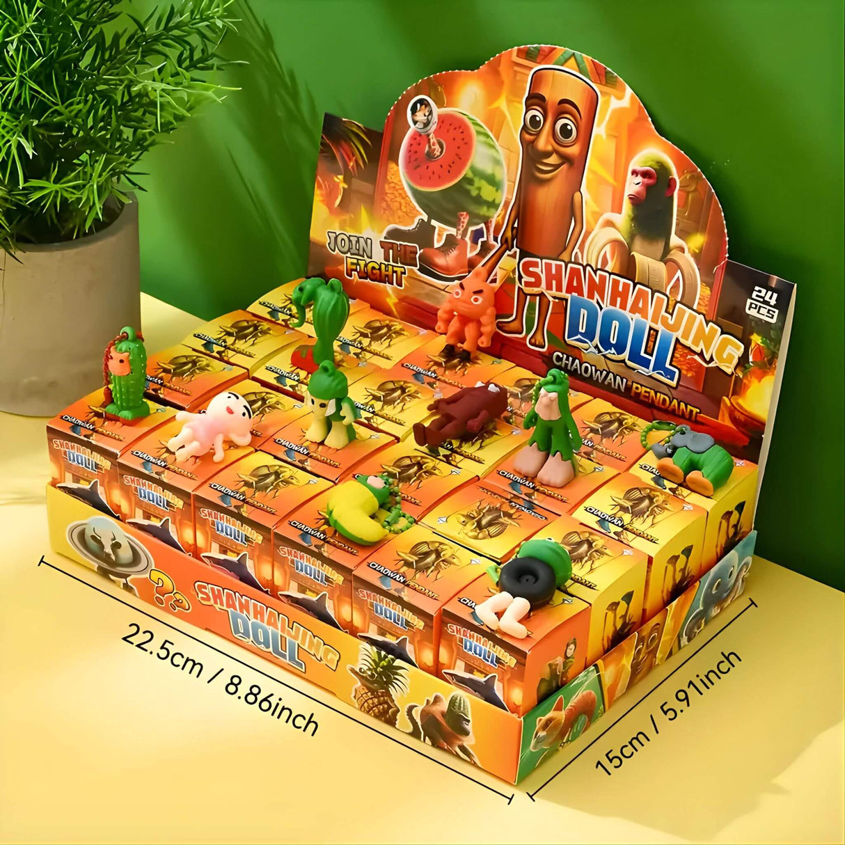 RotBox – 24 st Italienska Mindrot-karaktärer Nyckelringar & Samlarfigurer i Mystery Box