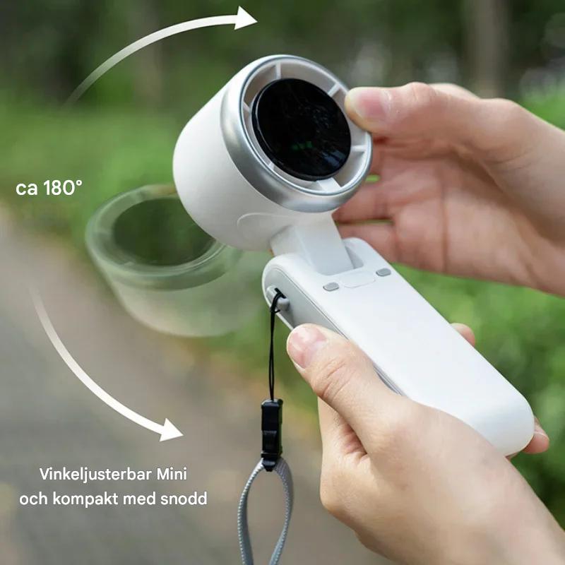 TurboBreeze - Handheld Mini Turbo Fan voor op reis en dagelijks gebruik