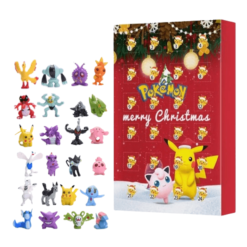 Poke Kerst Adventskalender Mysterieskrin - 24st Figuren