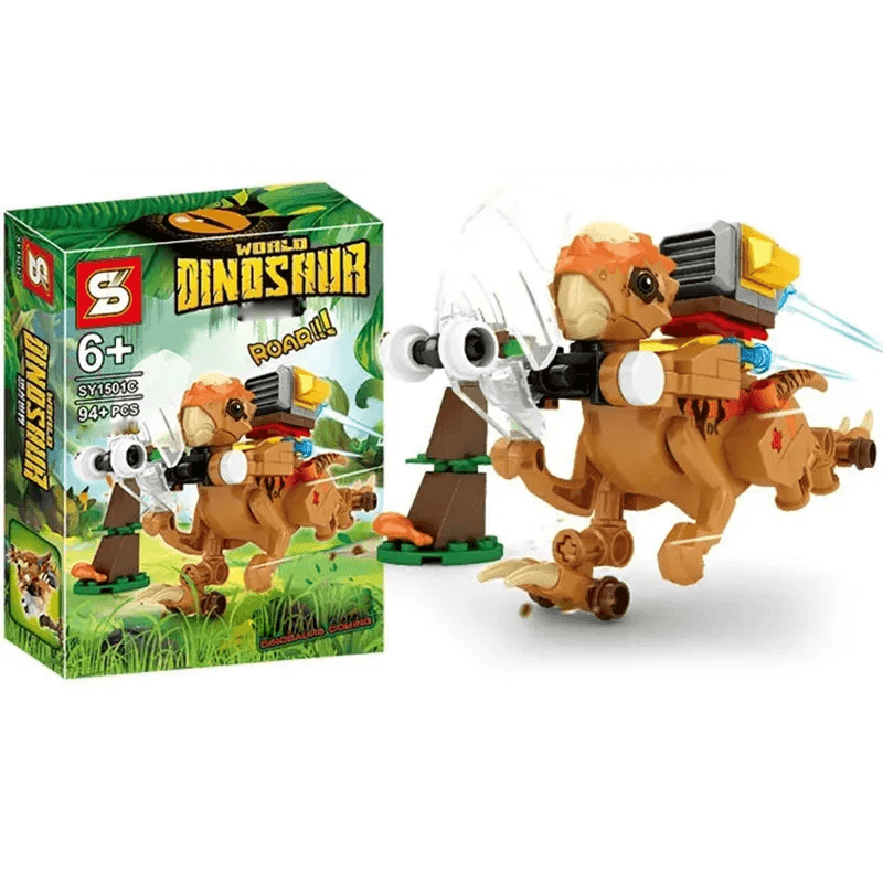 Dinosaurus Bouwpakket voor Kinderen - Realistische Dinosaurussen | ABS Plastic Educatief Speelgoed voor Creativiteit & Leren